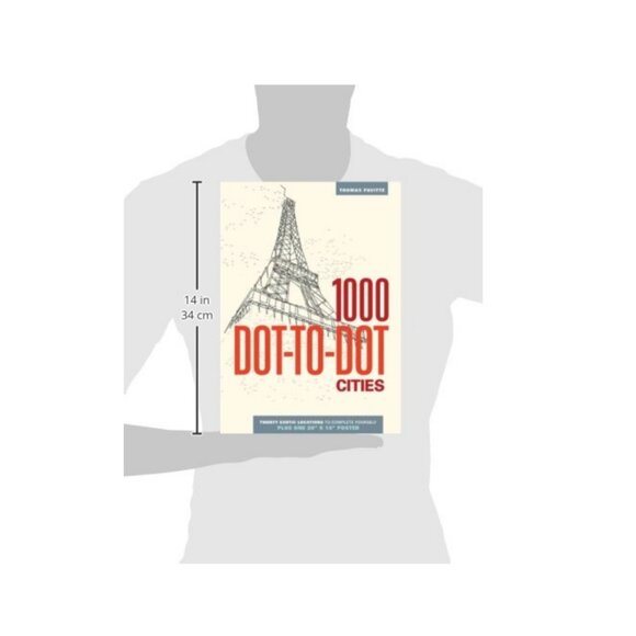 1000 Dot-to-Dot: Cities Paperback by Thomas Pavitte  - NEW - Picture 5 of 5